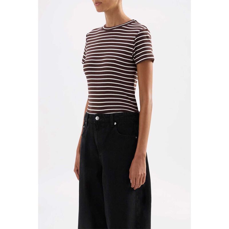 Nude Lucy Organic Stripe Baby Tee image number 2